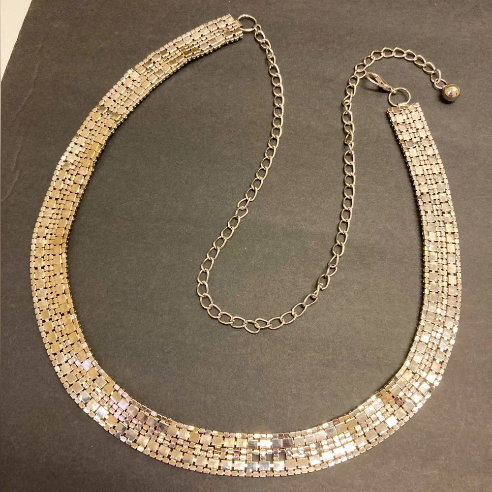 Vintage Rhinestone Belt in Silver - Picture 8 of 9